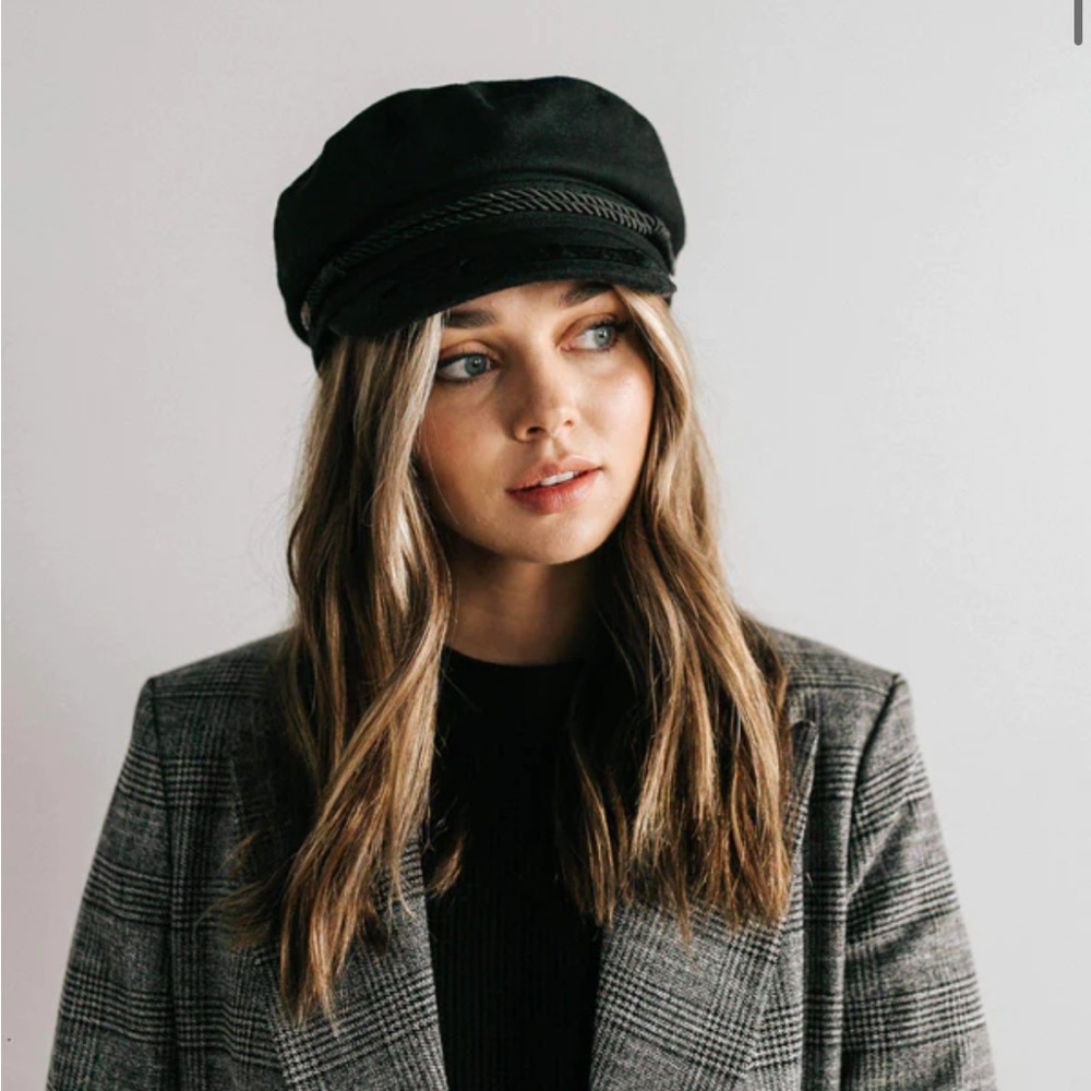 Gigi Pip Lieutenant Cap - Black